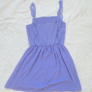 Zara lilac sheer dress